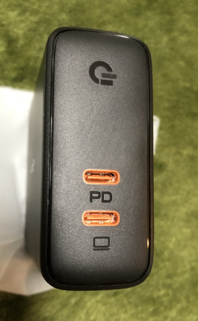 AUKEY ACアダプタ充電器 USB-C 2ポート 63W GaN